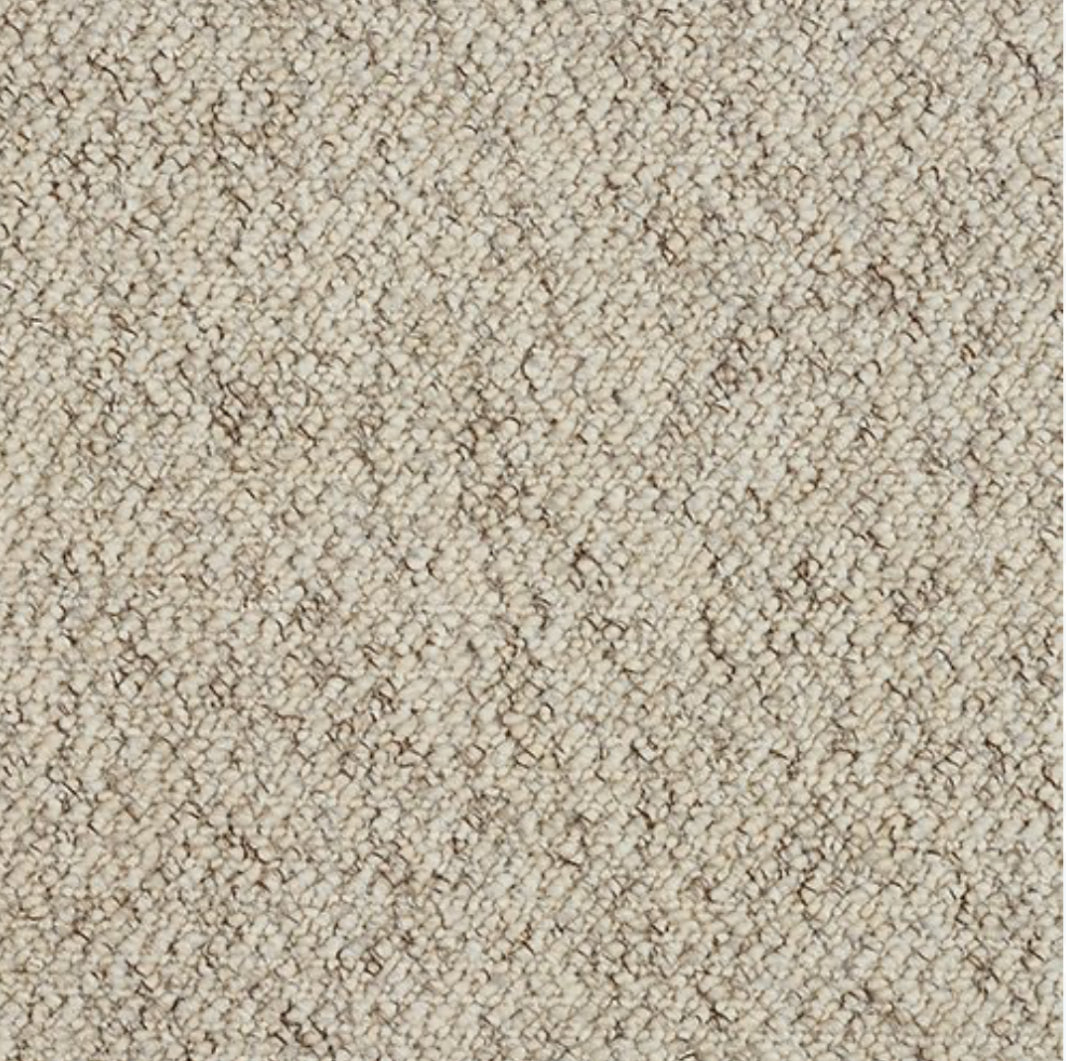 High Quality Stunning Beige Weave Berber Stair Runner With Pure Wool Edge - Rainbow Home