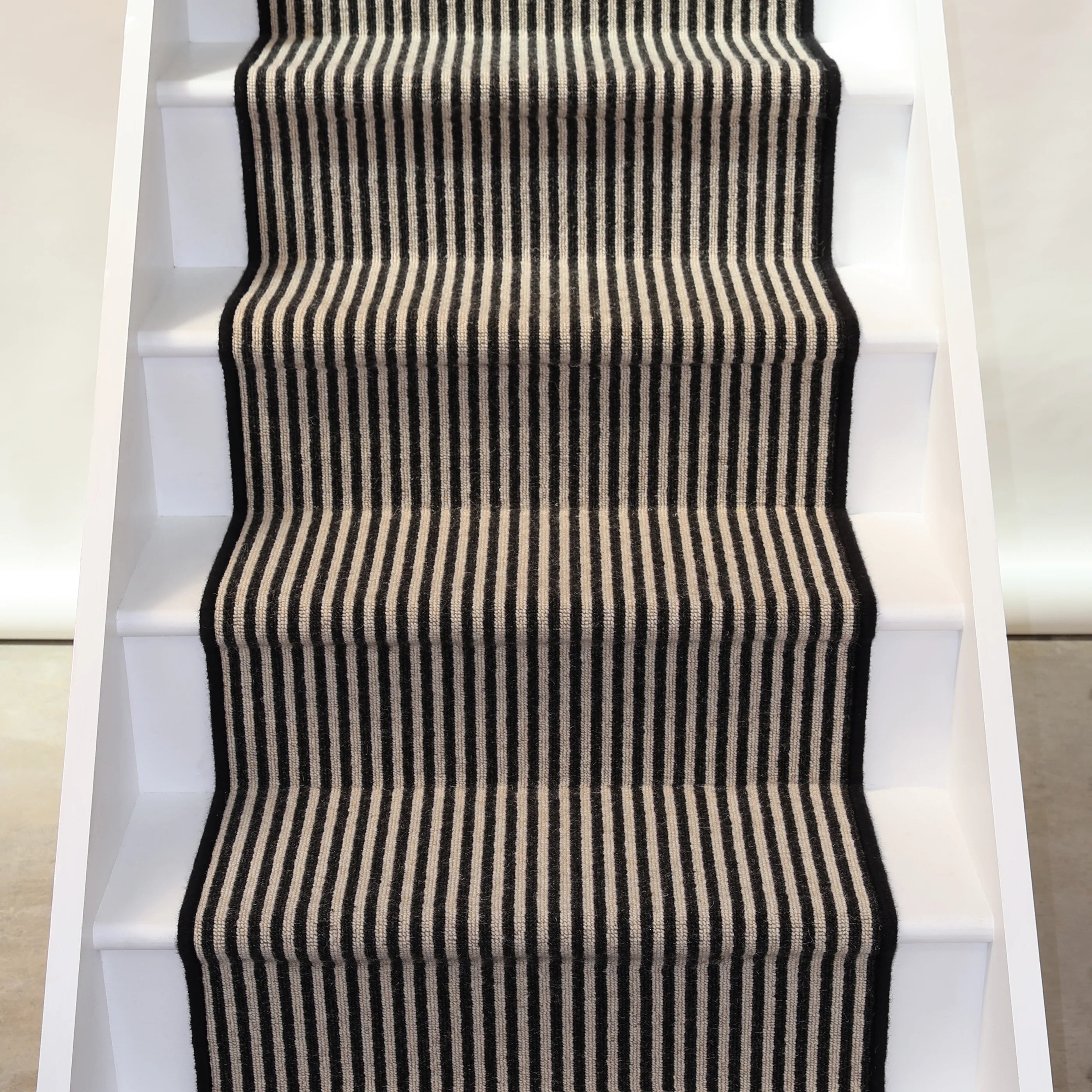 Mayfair Wool Stair Runner with 100% Wool Edge